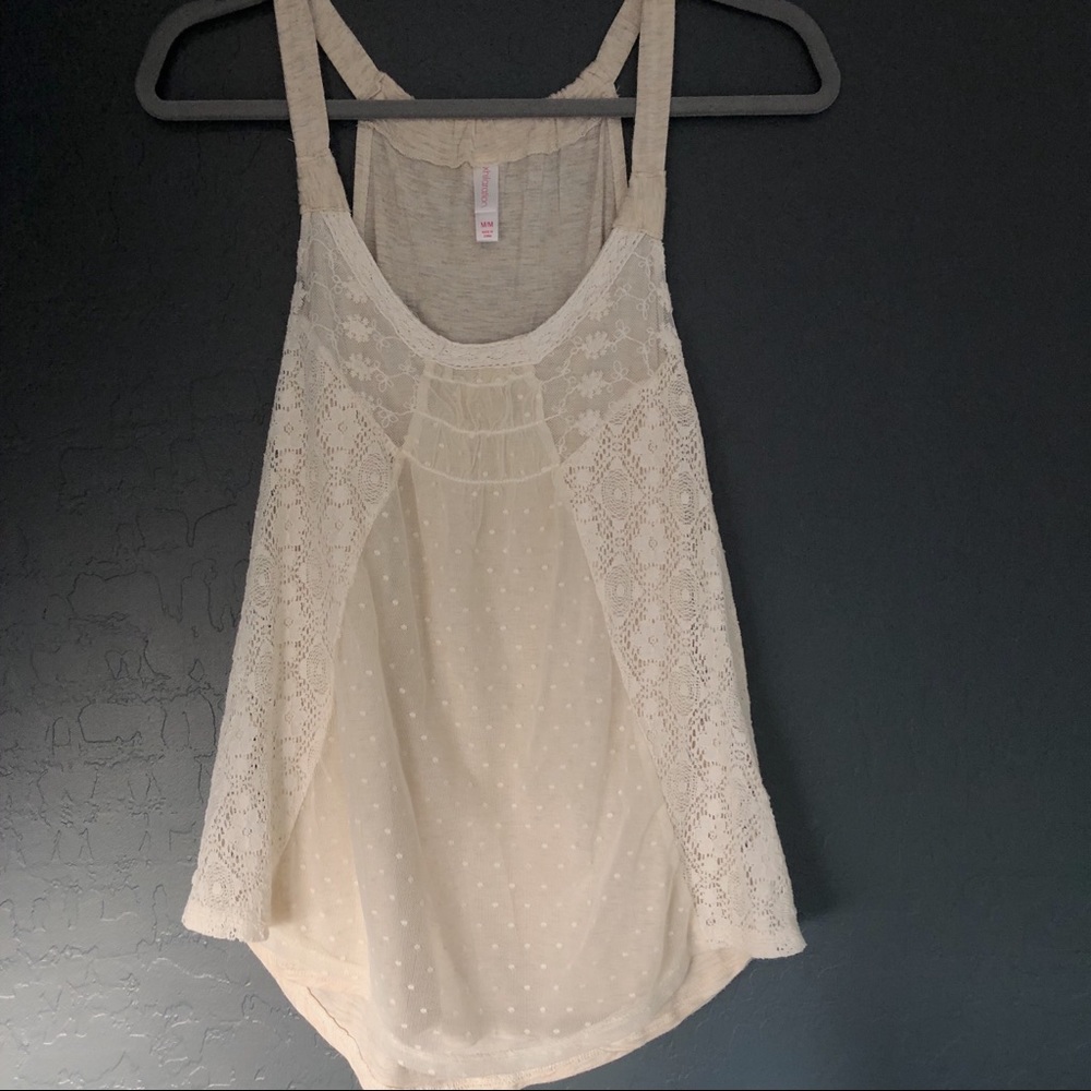 xhilaration lace tank top